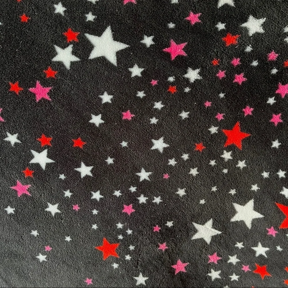 Victorias Secret Star Sherpa Throw Blanket